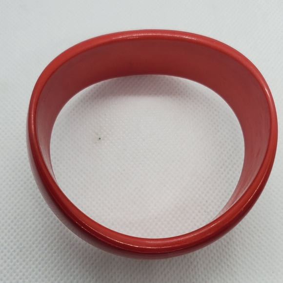 🍋 Vintage Retro Red Wavy Bracelet - Picture 5 of 6